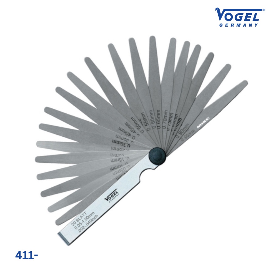 đặc tính Thước căn lá thép dài 411, 100mm, dung sai đáp ứng chuẩn T2