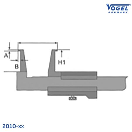 thông số Thước kẹp cơ khí Vogel Germany 2010-xx ngàm đơn đo rãnh trong