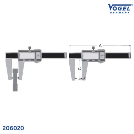 thông số Thước kẹp điện tử VOGEL Germany 206020
