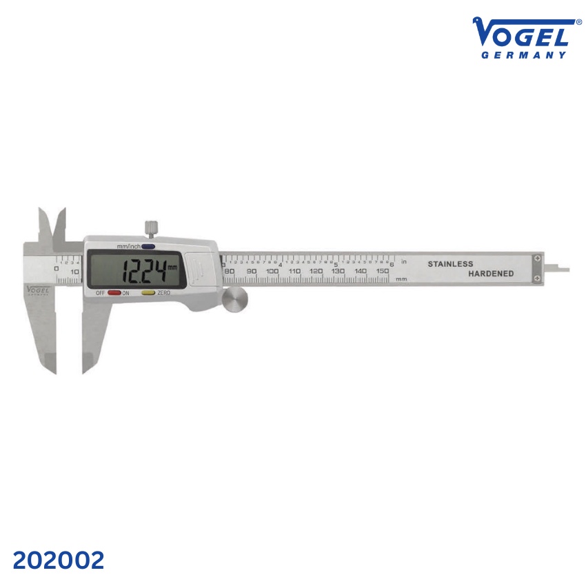 thông số Thước cặp điện tử Vogel Germany 202002, dài 150mm