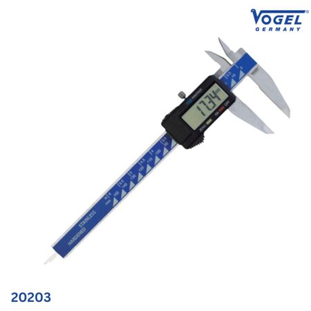 đặc tính Thước cặp tay trái, điện tử hiển thị LCD Vogel Germany 20203