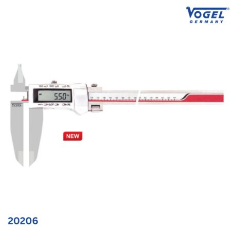thông số Thước cặp điện tử inox 20206, ngàm lớn chuẩn DIN 862