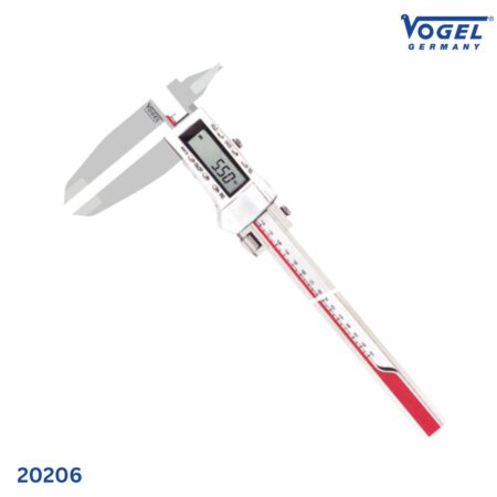 đặc tính Thước cặp điện tử inox 20206, ngàm lớn chuẩn DIN 862