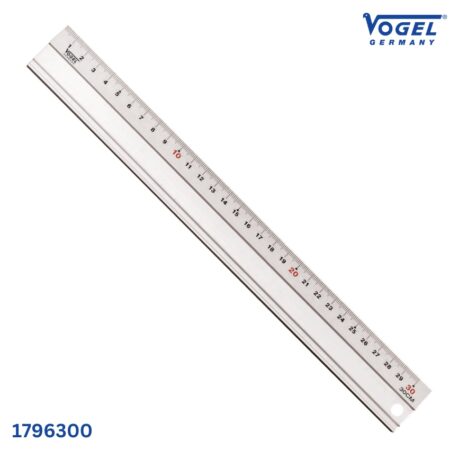 đặc tính Thước nhôm thẳng vát mép Vogel 1796300, dùng cho trường học, DIY