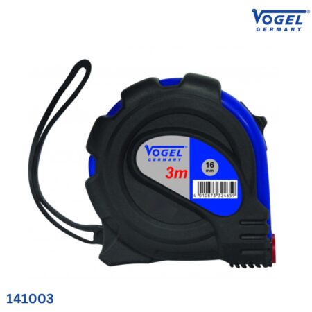 đặc tính Thước cuộn 3m sợi thép Vogel 141003, kiểu đầu thước có nam châm