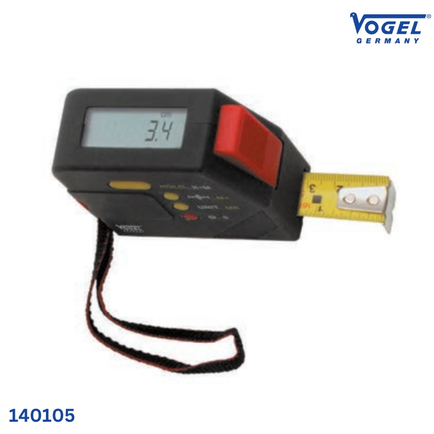 đặc tính Thước cuộn điện tử 5m Vogel Germany 140105, có thang hệ inch