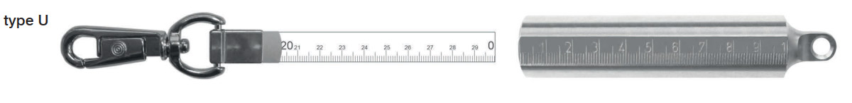 thông số Thước cuộn quả rọi inox Vogel Germany 14350, type U