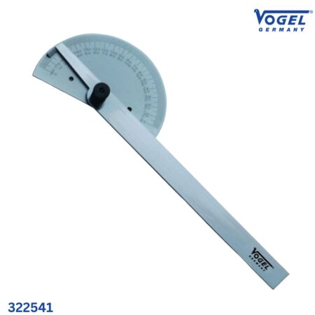 đặc tính Thước đo góc 0 – 180° Vogel Germany 322541, dài 150mm