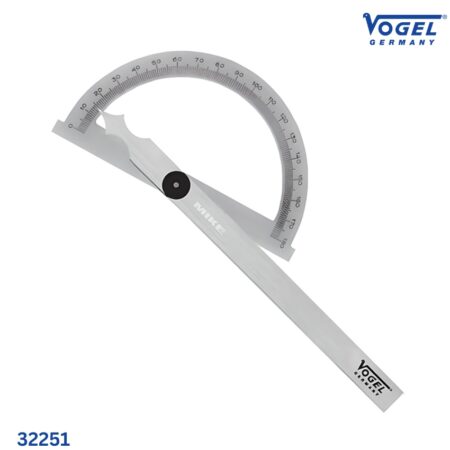 đặc tính Thước đo góc Vogel Protractor 32251, làm từ thép đặc biệt