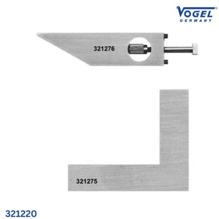 thông số Thước đo góc vạn năng đo kèm theo 3 lưỡi đo Vogel 321220