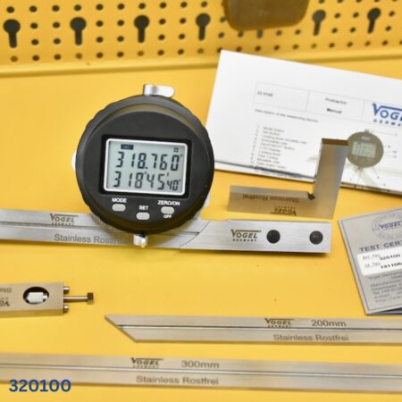 ứng dụng Thước đo góc vạn năng Vogel 320100, bằng điện tử, kết nối USB