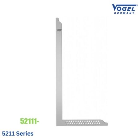 Thước eke có đục lỗ Vogel 52111, làm bằng thép không gỉ