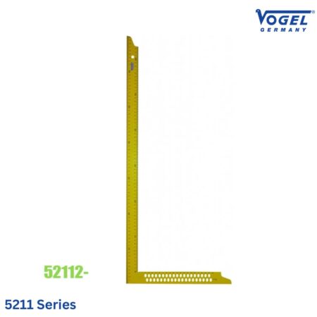 Thước eke có đục lỗ Vogel 52112, làm bằng thép không gỉ