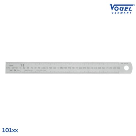 thông số Thước lá inox 101xx Vogel vạch chia khắc laser, tùy chọn hướng đọc vạch chia