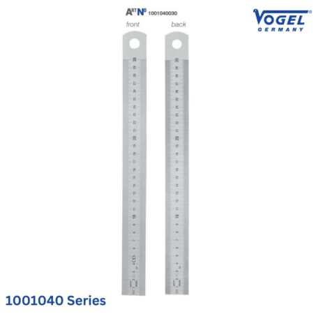 thông số Thuớc lá inox Vogel 1001040 Series, vạch chia mm