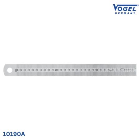 thông số Thuớc lá inox Vogel 10190A, bản rộng 30mm, type A, vạch chia mm