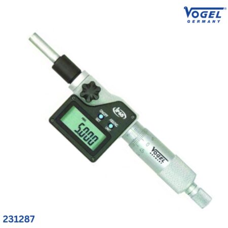 đặc tính Panme điện tử 0-25mm chuống nước cấp IP65 231287 Vogel Germany