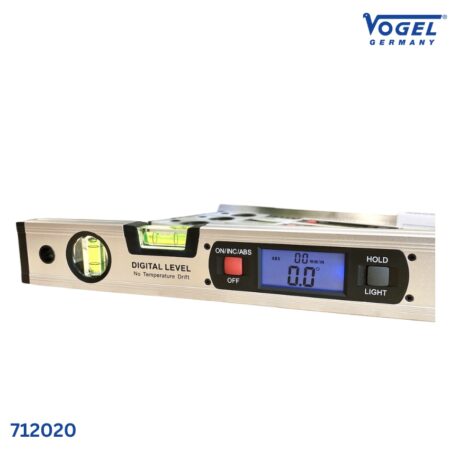 thông số Thước thủy điện tử 712020, 400mm, 2 bọt thủy, đế nam châm