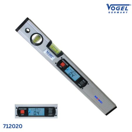 thông số Thước thủy điện tử 712020, 400mm, 2 bọt thủy, đế nam châm