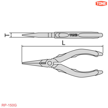 Tone RP-150G thông số Kìm mũi nhọn đa năng