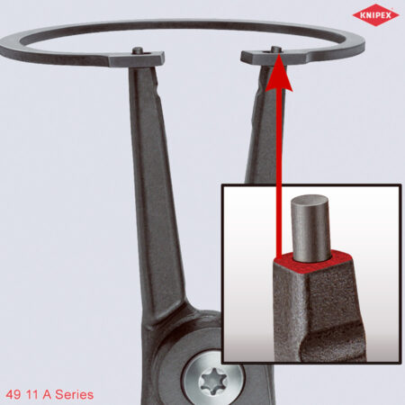 đặc tính kỹ thuật Kìm mở phe ngoài mũi thẳng KNIPEX 49 11 A Series