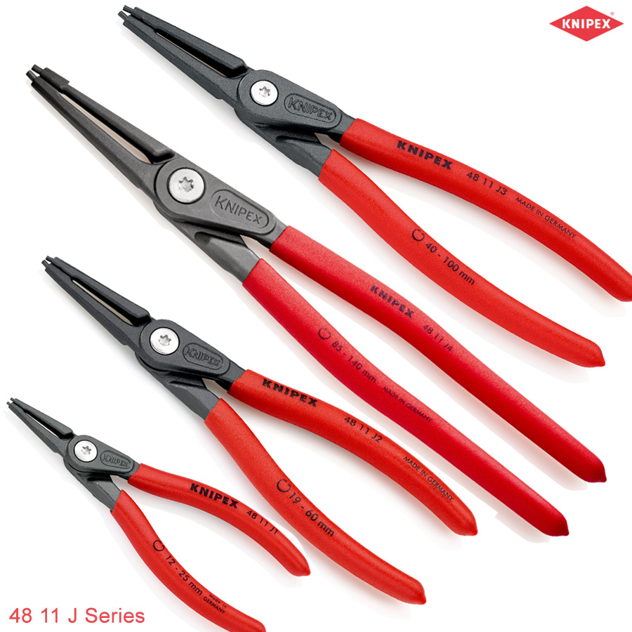 Kìm mở phe trong mũi thẳng KNIPEX Germany 48 11 J Series