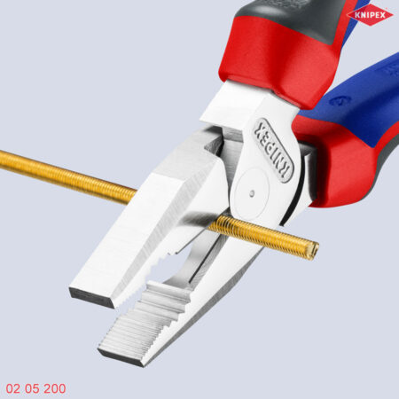 Ngàm Kìm răng đa năng 8 inch Knipex 02 05 200 mạ chrome