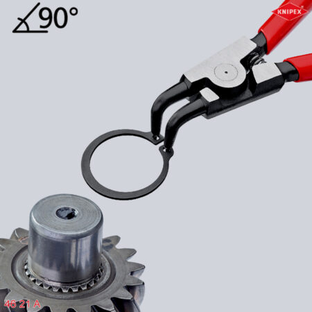 ứng dụng Kìm mở phe ngoài mũi cong Knipex 46 21 A Series