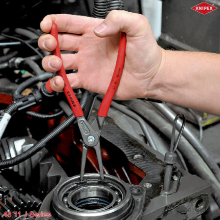 ứng dụng Kìm mở phe trong mũi thẳng KNIPEX Germany 48 11 J Series