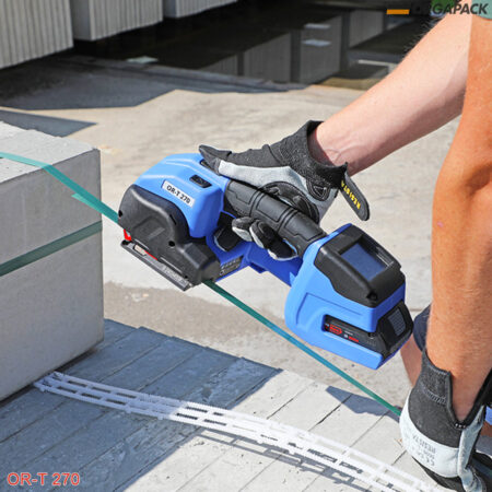 ứng dụng Máy đóng đai nhựa cầm tay 16 mm OR-T 270 Orgapack