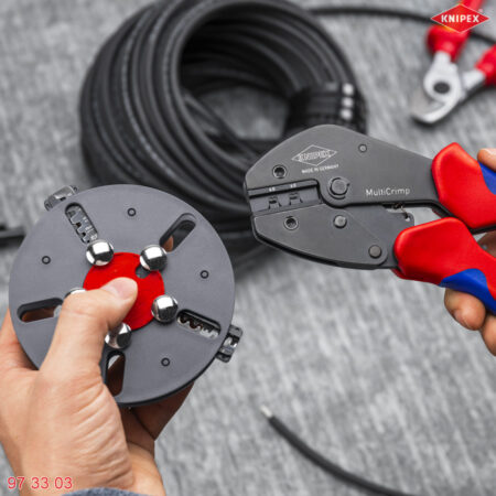 ngàm Kìm bấm cos MC4 EVO 2 thay ngàm nhanh Knipex 97 33 03