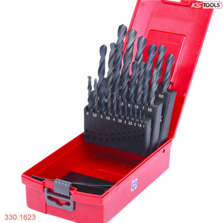 Bộ mũi khoan thép 1-13 mm HSS-R 25 cây KS Tools