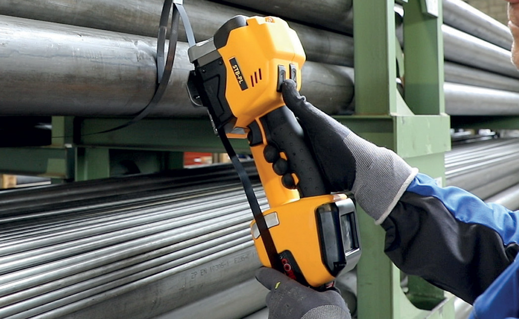 Máy đóng đai thép dùng pin cầm tay STB-PL Strapex