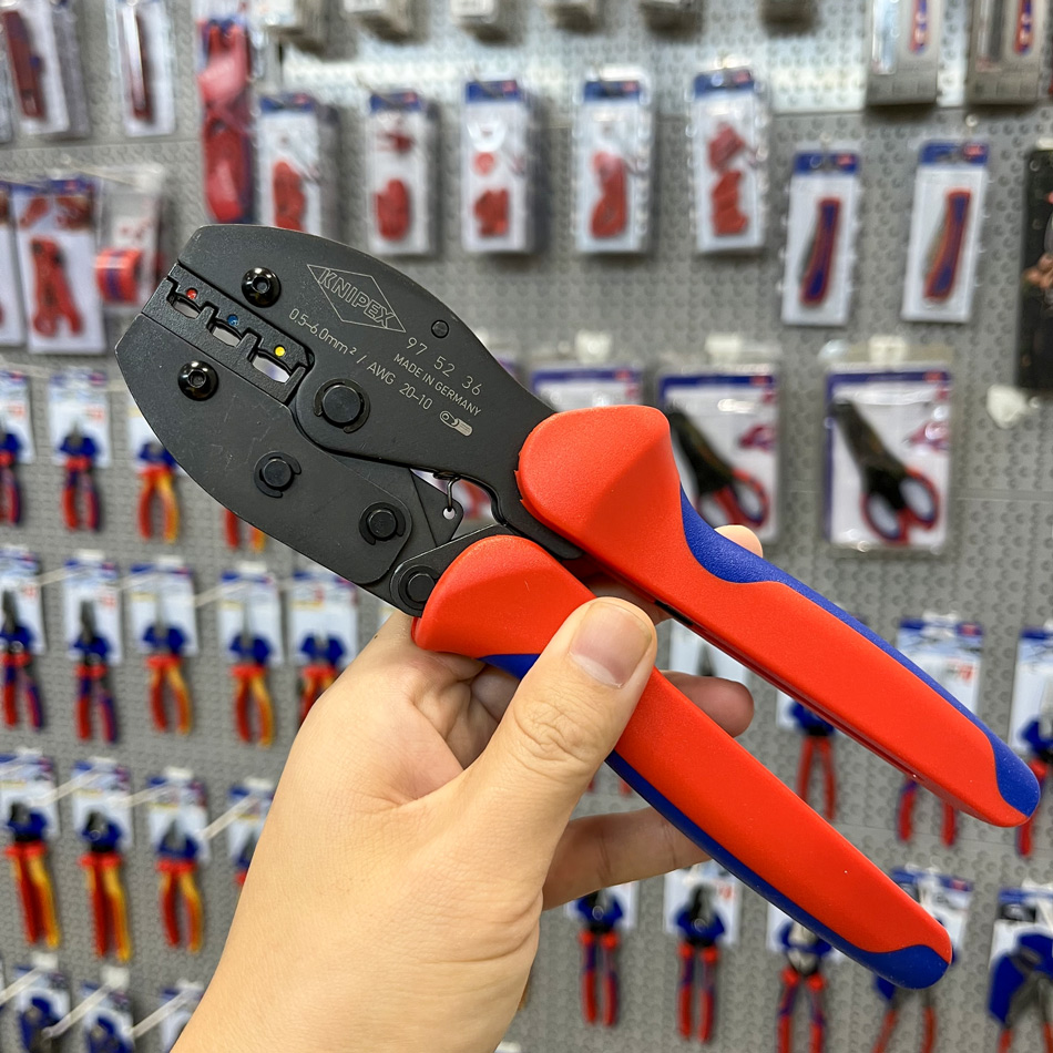 kìm bấm cos cách điện knipex 97 52 36 Germany