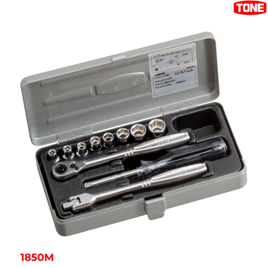 TONE 1850M Bộ cần vặn và đầu khẩu 1/4 inch