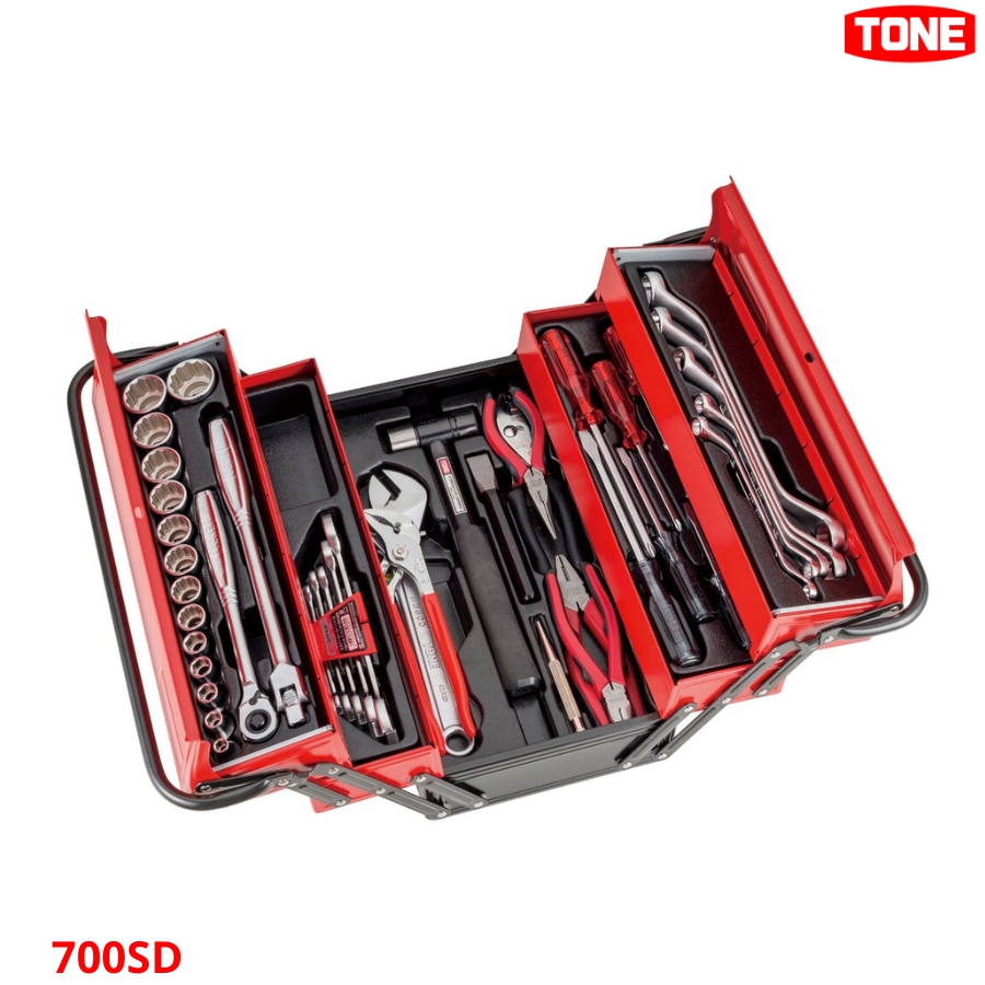 TONE 700SD Hộp đồ nghề sửa chữa 1/2inch 53 chi tiết