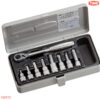 ảnh TONE H2072 Bộ bit socket lục giác 9 pcs đầu vuông 1/4"