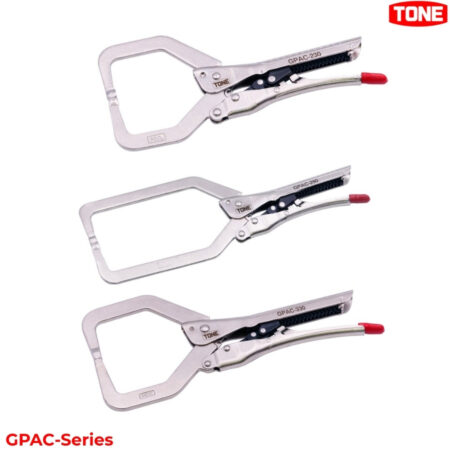 TONE GPAC-Series Kìm bấm chết chữ C tự động có đế xoay