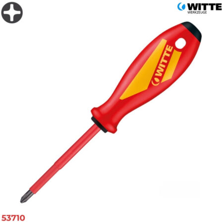 WITTE 53710 Tua vít cách điện đầu Bake cán MAXX