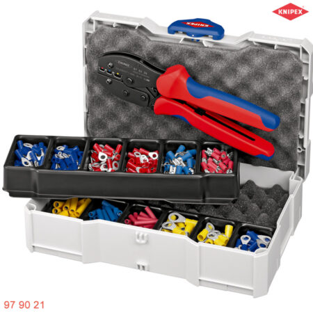 Bộ kìm bấm cos cách điện đa năng Knipex 97 90 21