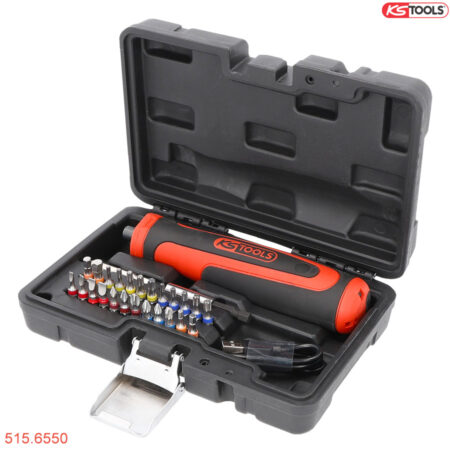 chi tiết Bộ máy vặn vít mini 6Nm, 27 pcs KS Tools 515.6550