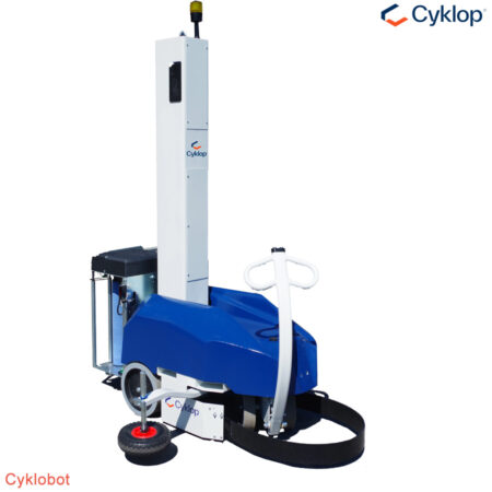 Robot quấn màng co pallet bán tự động Cyklop Germany Cyklobot