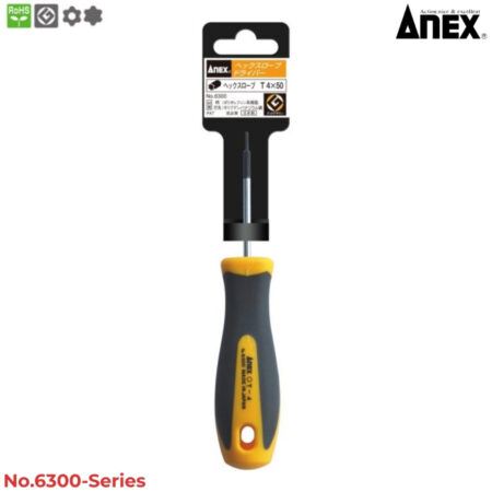 ANEX No.6300-Series Tua vít hoa thị có lỗ 1