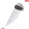 TONE AL500 Bộ lục giác chữ L thân dài hệ mét (5 chi tiết)