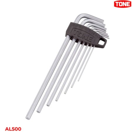 TONE AL500 Bộ lục giác chữ L thân dài hệ mét (5 chi tiết)