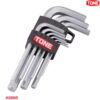 TONE AS900 Bộ lục giác đầu bi thân cực ngắn (9 chi tiết)