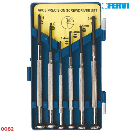 FERVI 0082 Bộ tua vít sửa chữa điện tử 6 chi tiết