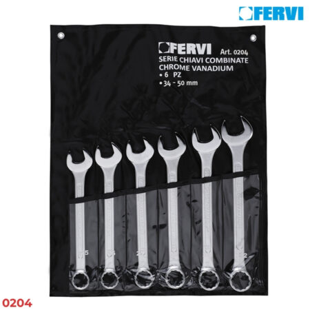 FERVI 0204 Bộ cờ lê vòng miệng 6 cây