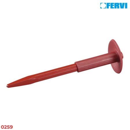FERVI 0259 Đục sắt nhọn có tay bảo vệ