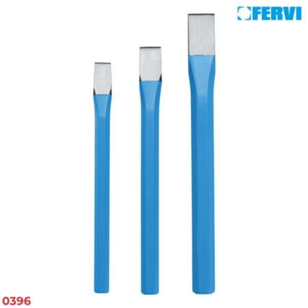 FERVI 0396 Bộ mũi đục dẹt 3pcs